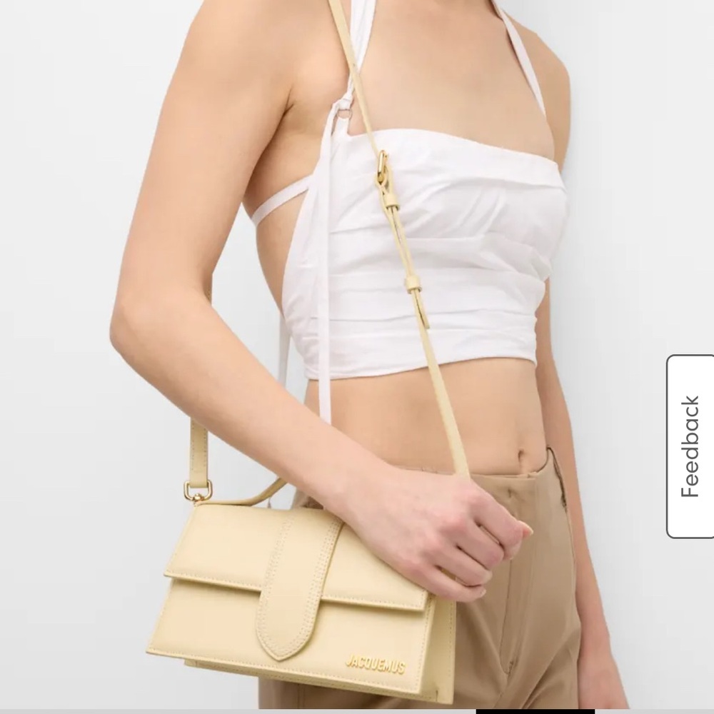 Jacquemus Le Grand Bambino Ivory Bag with Crossbody Strap - Picture 5 of 15